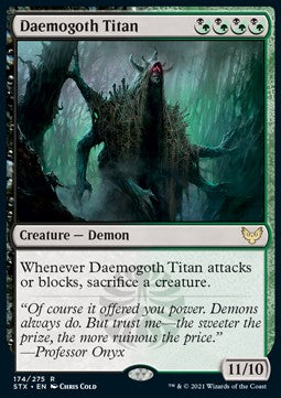 Dämogoth-Titan STX-174 Rare Near Mint Englisch Foil