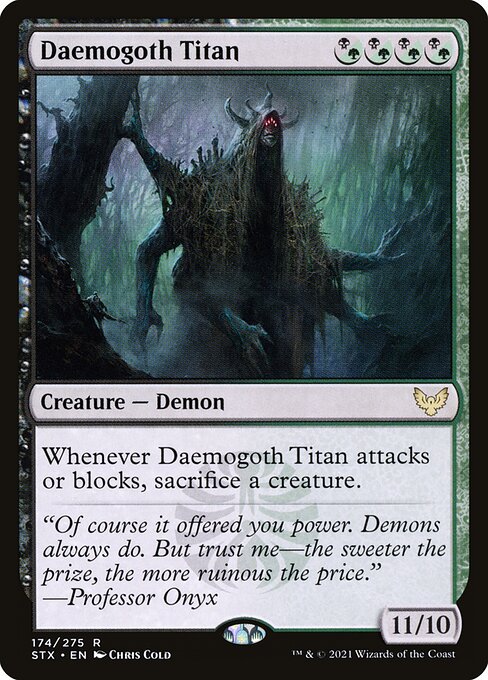 Daemogoth Titan STX-174 Rare Near Mint Englisch