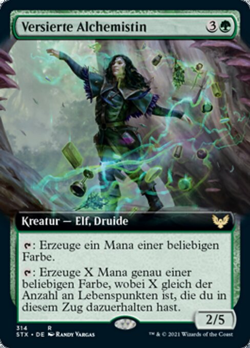 Versierte Alchemistin XSTX-314 Rare Excellent Deutsch Foil