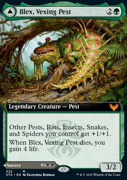 Blex, lästige Plage // Suche nach Blex XSTX-322 Mythic Excellent Englisch