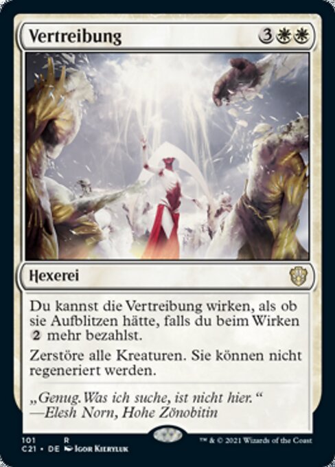 Vertreibung C21-101 Rare Excellent Deutsch