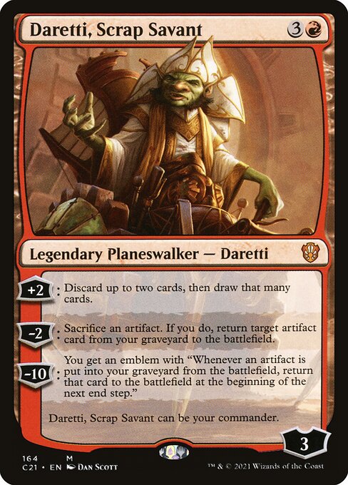 Daretti, Scrap Savant C21-164 Mythic Excellent Englisch