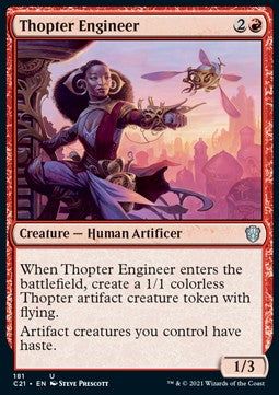Thopter-Ingenieurin C21-181 Uncommon Excellent Englisch