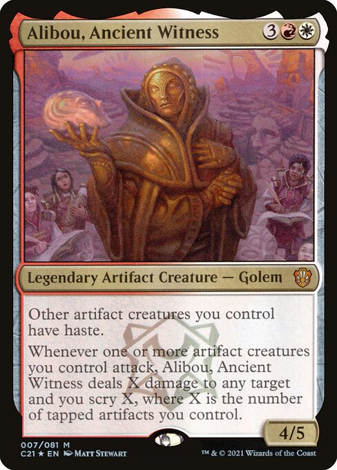 Alibou, Ancient Witness C21-7 Mythic Near Mint Englisch Foil