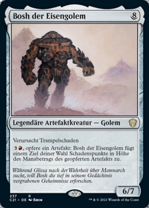 Bosh der Eisengolem C21-237 Rare Excellent Deutsch