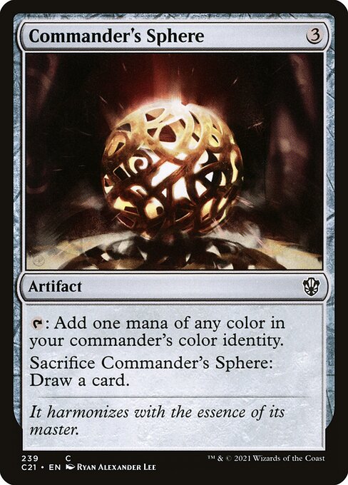 Commander's Sphere C21-239 Common Near Mint Englisch