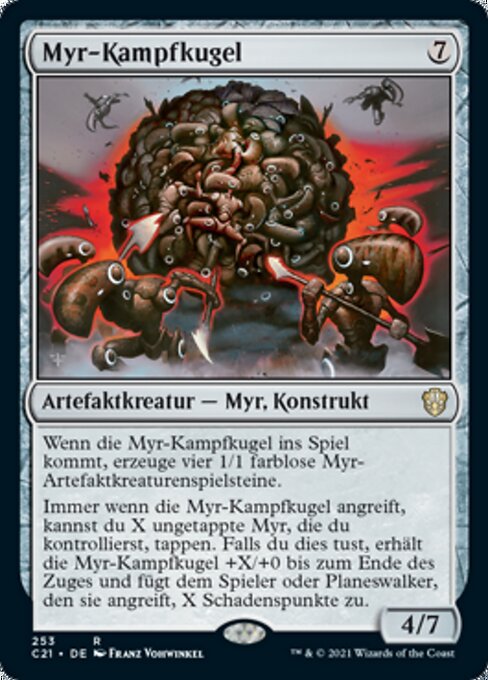 Myr-Kampfkugel C21-253 Rare Near Mint Deutsch