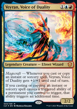 Veyran, Voice of Duality C21-3 Mythic Near Mint Englisch Foil