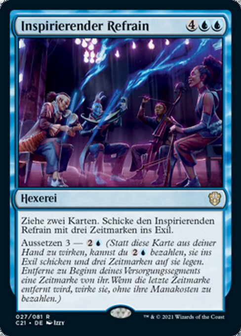 Inspirierender Refrain C21-27 Rare Excellent Deutsch