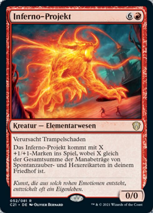 Inferno-Projekt C21-52 Rare Excellent Deutsch