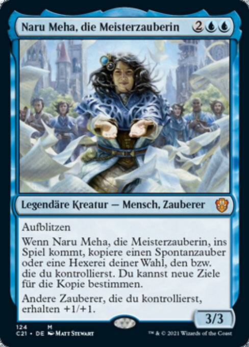 Naru Meha, die Meisterzauberin C21-124 Mythic Excellent Deutsch