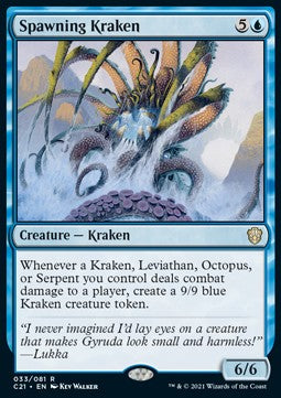 Spawning Kraken C21-33 Rare Near Mint Englisch