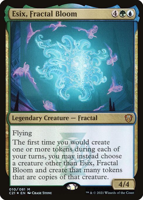 Esix, Fractal Bloom C21-10 Mythic Near Mint Englisch Foil