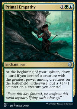 Primal Empathy C21-227 Uncommon Near Mint Englisch