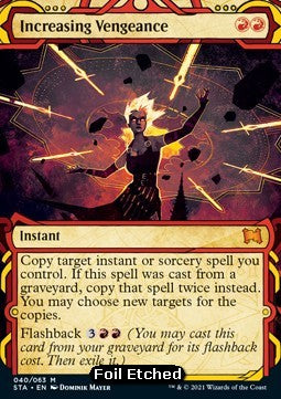 Zunehmende Rache (V.3) STA-40 Mythic Excellent Englisch Foil