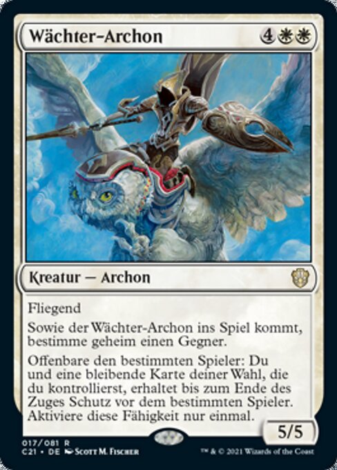 Wächter-Archon C21-17 Rare Near Mint Deutsch