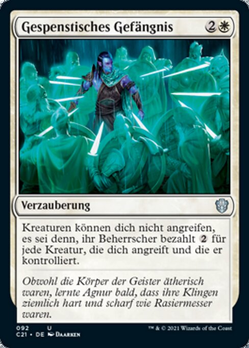 Gespenstisches Gefängnis C21-92 Uncommon Excellent Deutsch