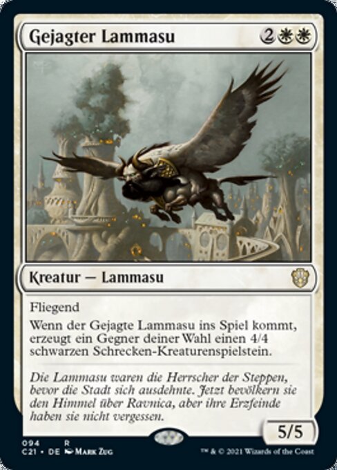 Gejagter Lammasu C21-94 Rare Excellent Deutsch