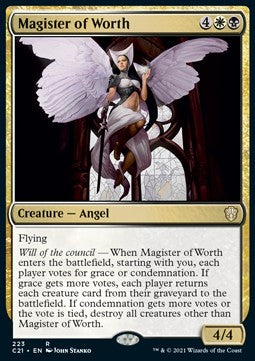 Magister of Worth C21-223 Rare Near Mint Englisch