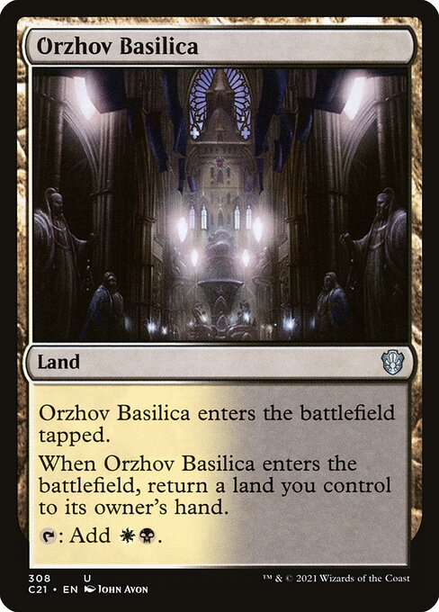 Orzhov Basilica C21-308 Uncommon Excellent Englisch