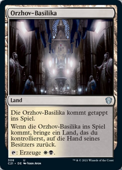 Orzhov-Basilika C21-308 Uncommon Excellent Deutsch
