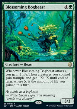 Blossoming Bogbeast C21-59 Rare Near Mint Englisch