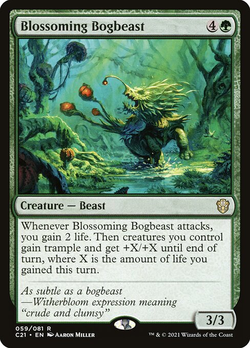 Blossoming Bogbeast C21-59 Rare Excellent Englisch