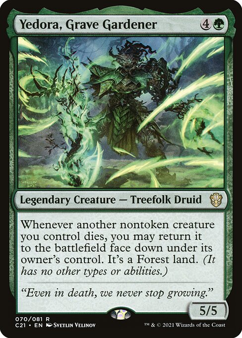 Yedora, Grave Gardener C21-70 Rare Near Mint Englisch