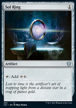 Sol Ring C21-263 Uncommon Near Mint Englisch