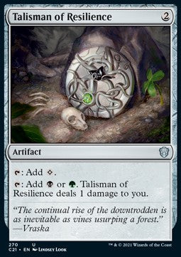 Talisman der Zähigkeit C21-270 Uncommon Excellent Englisch