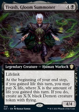 Tivash, Gloom Summoner XC21-372 Rare Near Mint Englisch