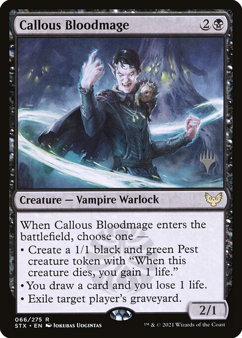 Ruchloser Blutmagier (V.2) PSTX-66 Rare Excellent Deutsch Foil