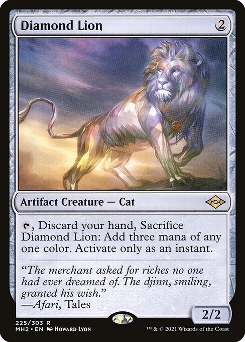 Diamond Lion MH2-225 Rare Excellent Englisch