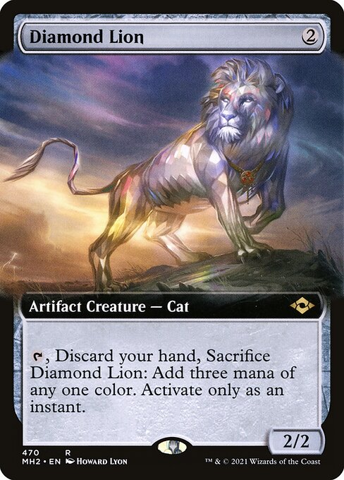 Diamond Lion XMH2-470 Rare Excellent Englisch