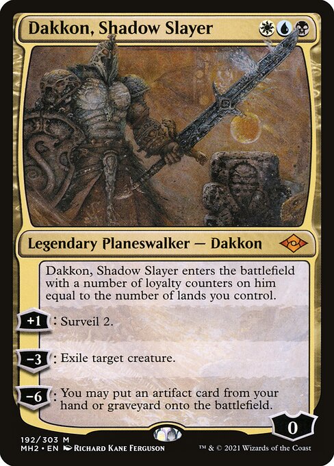 Dakkon, Shadow Slayer MH2-192 Mythic Near Mint Englisch
