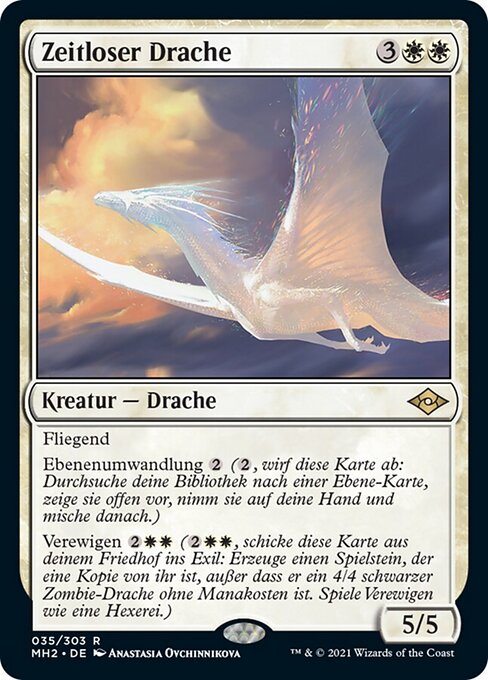 Zeitloser Drache MH2-35 Rare Near Mint Deutsch