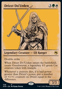 Drizzt Do'Urden XAFR-338 Rare Excellent Englisch