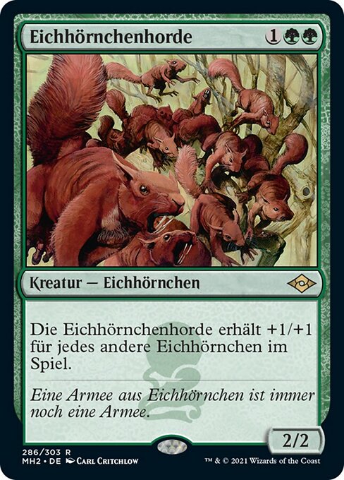 Eichhörnchenhorde (V.1) MH2-286 Rare Near Mint Deutsch