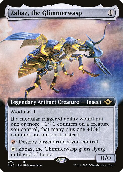 Zabaz, the Glimmerwasp XMH2-474 Rare Excellent Englisch
