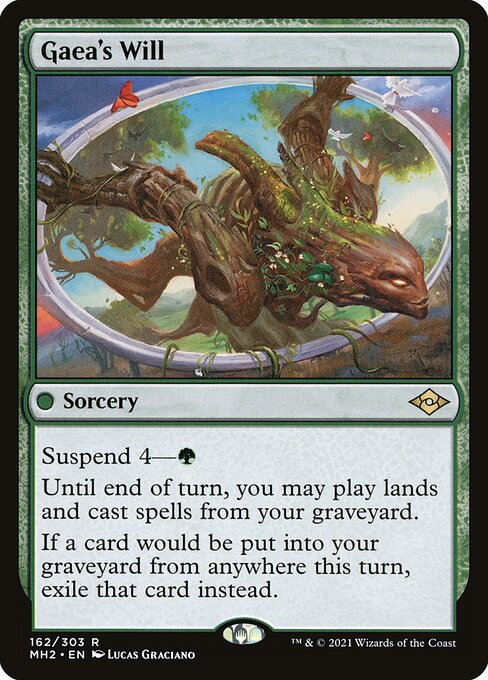 Gaea's Will MH2-162 Rare Near Mint Englisch Foil