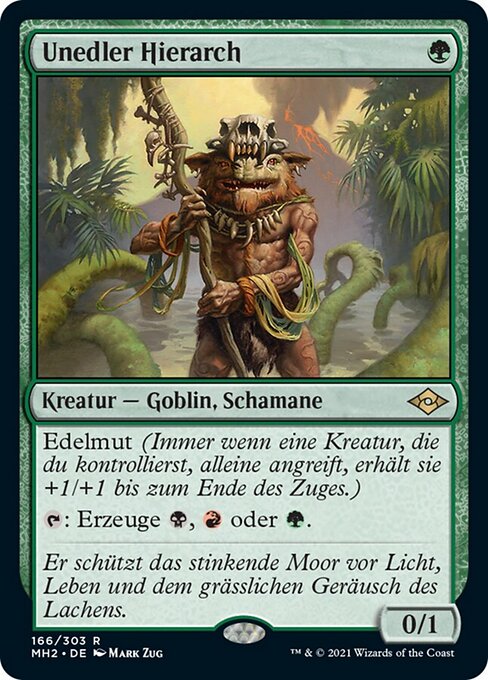 Unedler Hierarch MH2-166 Rare Near Mint Deutsch