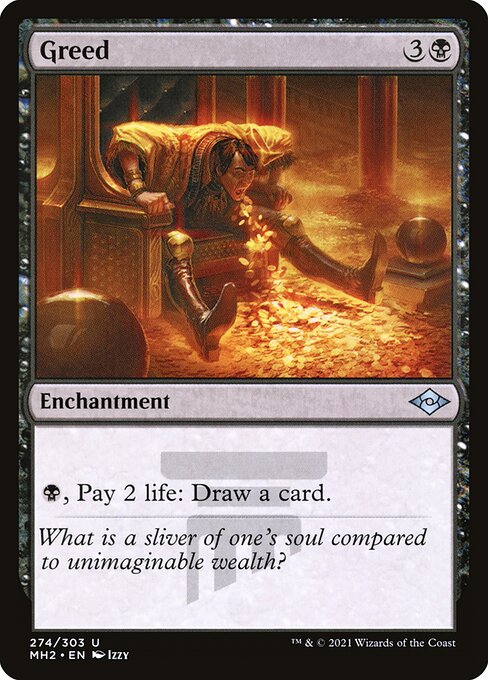 Greed MH2-274 Uncommon Near Mint Englisch Foil