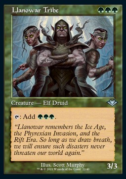 Llanowar-Stamm (V.1) RMH2-22 Uncommon Near Mint Englisch Foil