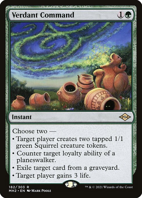 Verdant Command MH2-182 Rare Near Mint Englisch