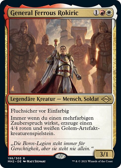 General Ferrous Rokiric MH2-198 Rare Near Mint Deutsch