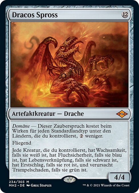 Dracos Spross MH2-234 Mythic Near Mint Deutsch