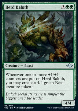 Herdenbaloth MH2-165 Uncommon Near Mint Englisch Foil