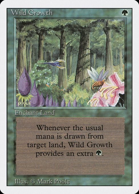 Wild Growth 3ED- Common Light Played Englisch