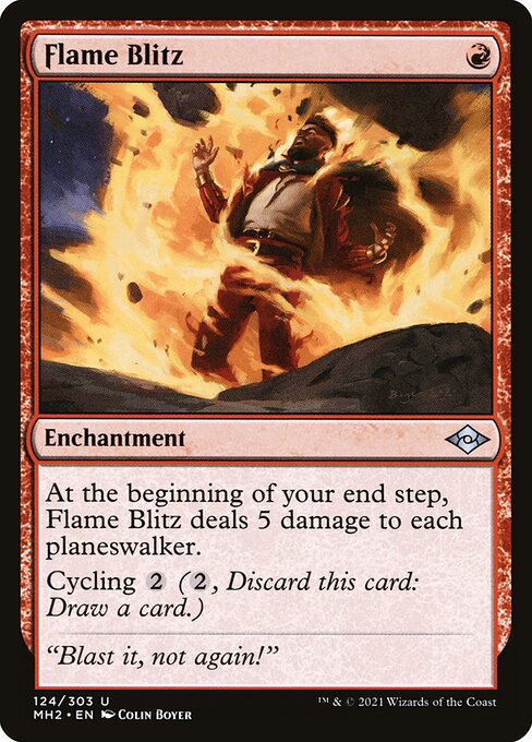 Flame Blitz MH2-124 Uncommon Near Mint Englisch