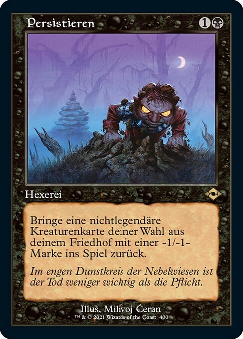 Persistieren (V.2) XMH2-400 Rare Near Mint Deutsch